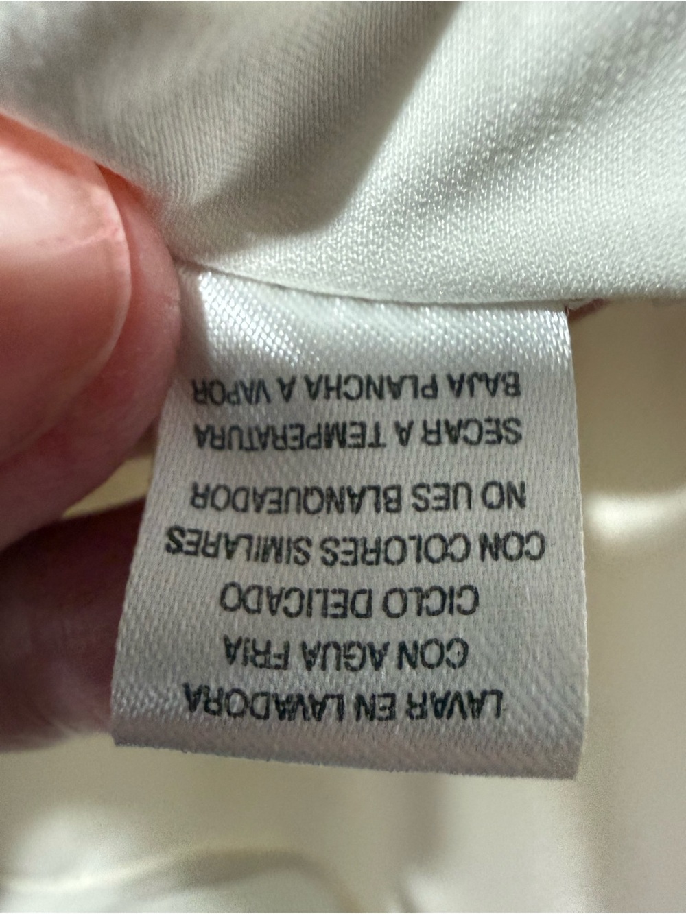 George Ivory Stretch Satin Button-Up Top - Picture 6 of 10
